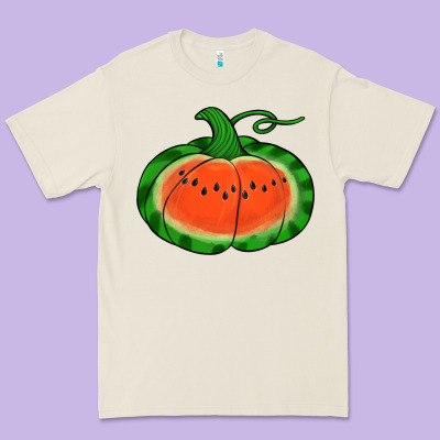 Watermelon Pumpkin Premium Tee Designed By Jasminsmagicworld