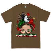 Cacao Mexicana messy bun Premium Tee - NancyCooperArtShop