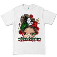 White Mexicana messy bun Premium Tee - NancyCooperArtShop