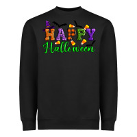 Black Happy halloween Heavyweight Sweatshirt - Artiststas