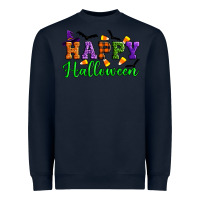 Navy Happy halloween Heavyweight Sweatshirt - Artiststas