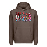 Coffee I Like big veins and cannot be Premium Hoodie - CowhideDigitalArt