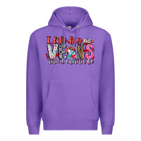 Purple I Like big veins and cannot be Premium Hoodie - CowhideDigitalArt