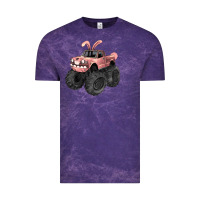 Cloud Purple Easter monster truck Easter Day Vintage Tee - HowdyJamesFarm