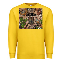 Lemon western rodeo Premium Sweatshirt - AdoDesignShop