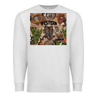 Oatmeal Heather western rodeo Premium Sweatshirt - AdoDesignShop