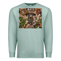 Seafoam western rodeo Premium Sweatshirt - AdoDesignShop