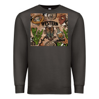 Smoke western rodeo Premium Sweatshirt - AdoDesignShop