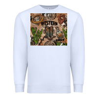 White western rodeo Premium Sweatshirt - AdoDesignShop