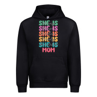 Black she is mom Urban Hoodie - JahusDesignShop