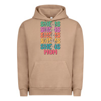 Pigment Burro she is mom Urban Hoodie - JahusDesignShop
