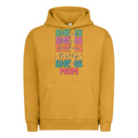 Pigment Peanut Butter she is mom Urban Hoodie - JahusDesignShop