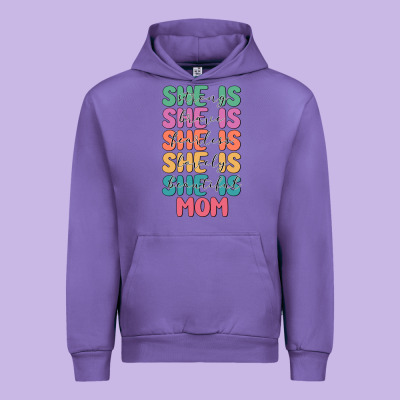 She Is Mom Urban Hoodie Designed By Jahusdesignshop