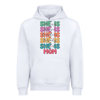 White she is mom Urban Hoodie - JahusDesignShop