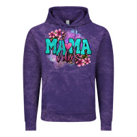 Cloud Purple mama vibes floral Vintage Hoodie - OliviaCreatesArt