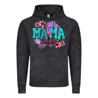 Vintage Black mama vibes floral Vintage Hoodie - OliviaCreatesArt