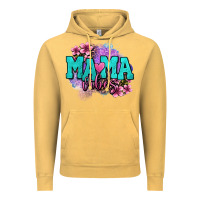 Vintage Mustard mama vibes floral Vintage Hoodie - OliviaCreatesArt