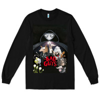Black Graphic Movies  badguys film Mens Funny Long Sleeve Tee - longCreatives