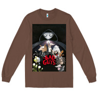 Chestnut Graphic Movies  badguys film Mens Funny Long Sleeve Tee - longCreatives