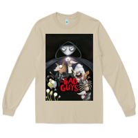Mushroom Graphic Movies  badguys film Mens Funny Long Sleeve Tee - longCreatives