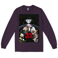 Plum Graphic Movies  badguys film Mens Funny Long Sleeve Tee - longCreatives