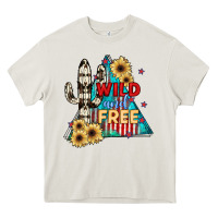 Cream Wıld and Free Heavy Core Tee - JahusDesignShop