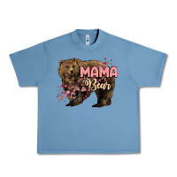Pebble Blue Mama bear mother's day Urban Heavy Tee - HowdyJamesFarm