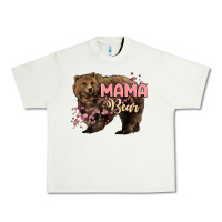 Pistachio Mama bear mother's day Urban Heavy Tee - HowdyJamesFarm