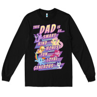 Black My Little Pony Father's Day Group Shot This Dad Is Long Sleeve Tee - longCreatives