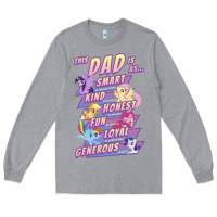 Heather Grey My Little Pony Father's Day Group Shot This Dad Is Long Sleeve Tee - longCreatives