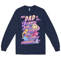 Navy My Little Pony Father's Day Group Shot This Dad Is Long Sleeve Tee - longCreatives