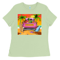 Matcha summer truck Ladies Tee - TumblerDesignByShophia