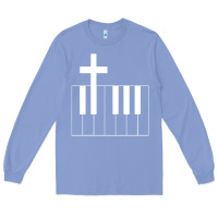 Colony Blue Church Organist Long Sleeve Tee - longCreatives