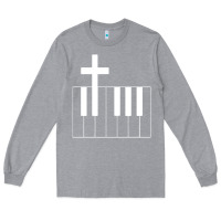 Heather Grey Church Organist Long Sleeve Tee - longCreatives