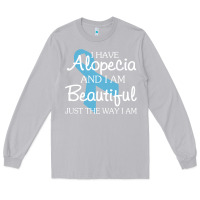 Moon Dust I Have Alopecia Awareness, I Am Beautiful Just Th Long Sleeve Tee - longCreatives