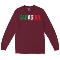 Burgundy Gabagool New Jersey Italian Flag Food Sicilian Cap Long Sleeve Tee - longCreatives