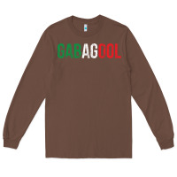 Chestnut Gabagool New Jersey Italian Flag Food Sicilian Cap Long Sleeve Tee - longCreatives
