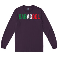 Plum Gabagool New Jersey Italian Flag Food Sicilian Cap Long Sleeve Tee - longCreatives