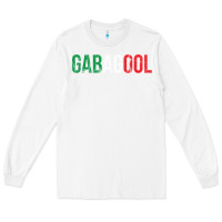 White Gabagool New Jersey Italian Flag Food Sicilian Cap Long Sleeve Tee - longCreatives