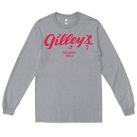 Heather Grey GILLEY S BAR URBAN COWBOY GILLEYS TEXAS Long Sleeve Tee - longCreatives