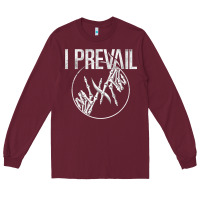 Burgundy I Prevail  Skeleton Hands  Official Merchandise Premium Long Sleeve Tee - longCreatives