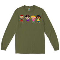 Army Green Little Einsteins Long Sleeve Tee - longCreatives