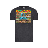 Vintage Black He is risen tumbler Easter Day Vintage Tee - HowdyJamesFarm