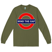 Army Green Mind The Gap Long Sleeve Tee - longCreatives