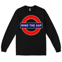 Black Mind The Gap Long Sleeve Tee - longCreatives