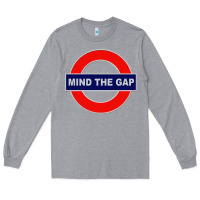 Heather Grey Mind The Gap Long Sleeve Tee - longCreatives