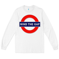 White Mind The Gap Long Sleeve Tee - longCreatives