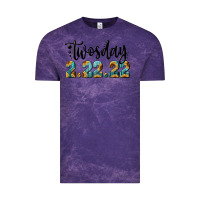 Cloud Purple 2 22 22 twosday Vintage Tee - RanaPortraitStore
