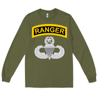Army Green Ranger and Airborne Master Long Sleeve Tee - longCreatives
