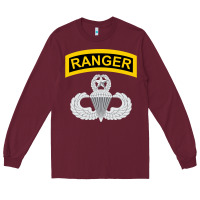 Burgundy Ranger and Airborne Master Long Sleeve Tee - longCreatives